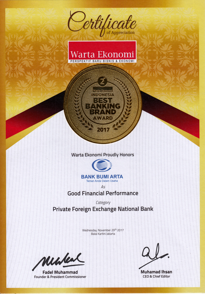 gambar_Warta Ekonomi Indonesian Best Banking Award 2017