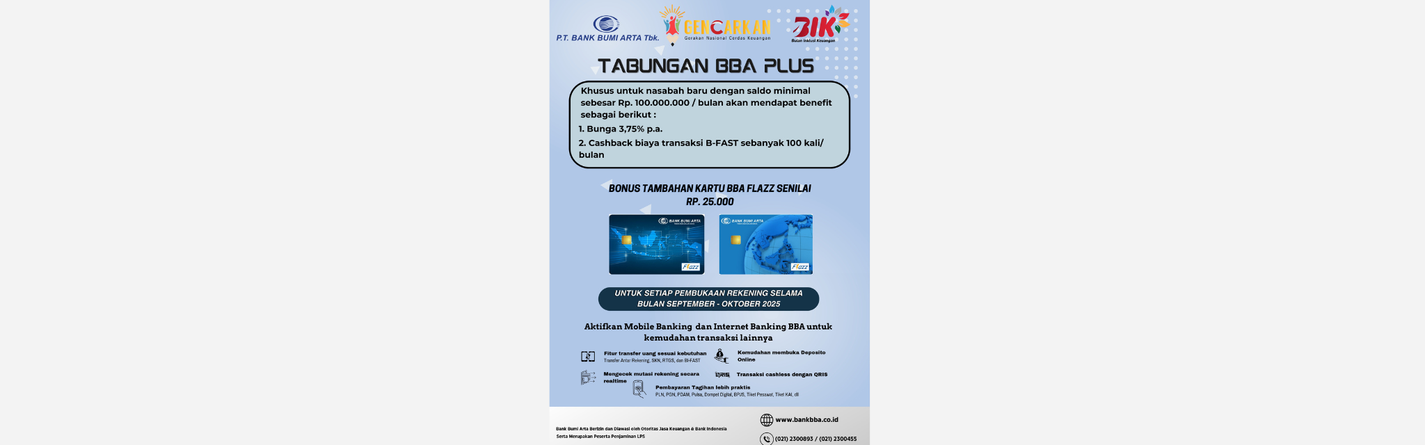 Slide banner